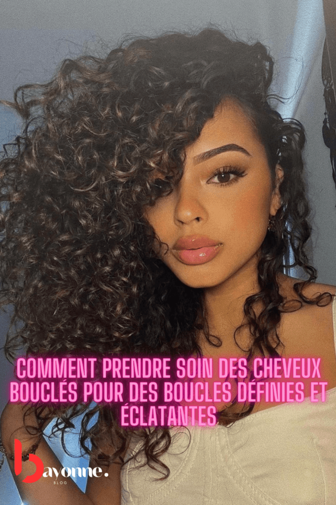cheveux bouclés