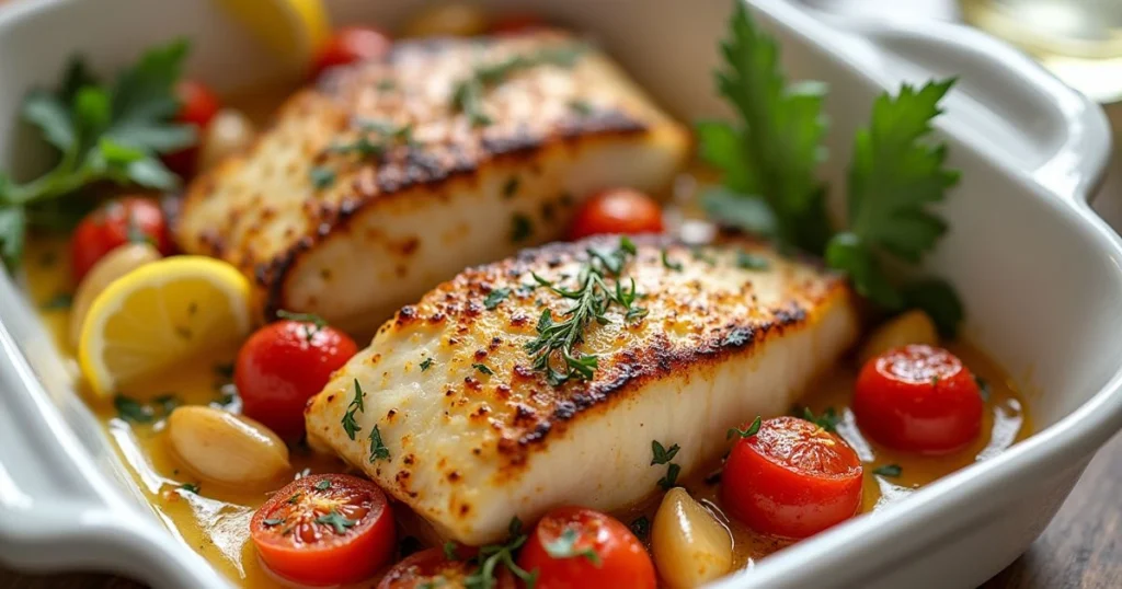 Recette la Lotte au Four