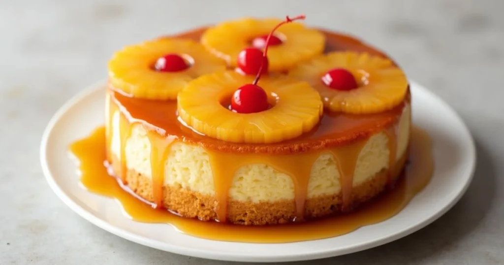 gateau caramelise ananas
