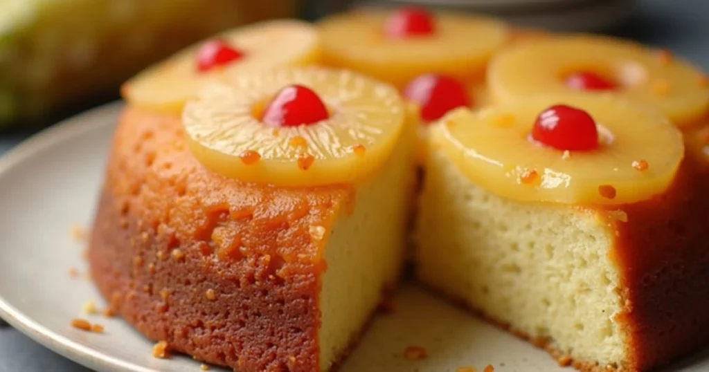 Gâteau aux ananas facile