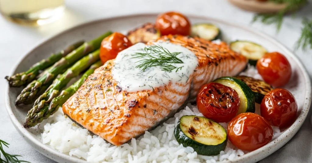 Pavé de saumon à la poêle