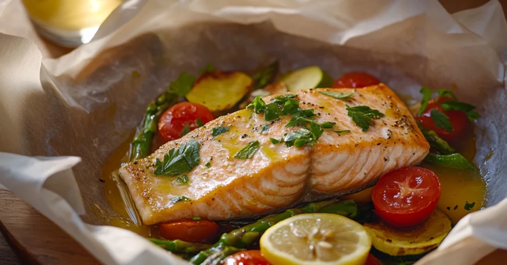 Saumon en papillote
