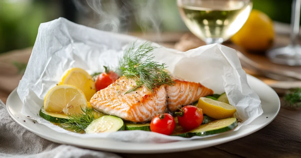 Papillote saumon