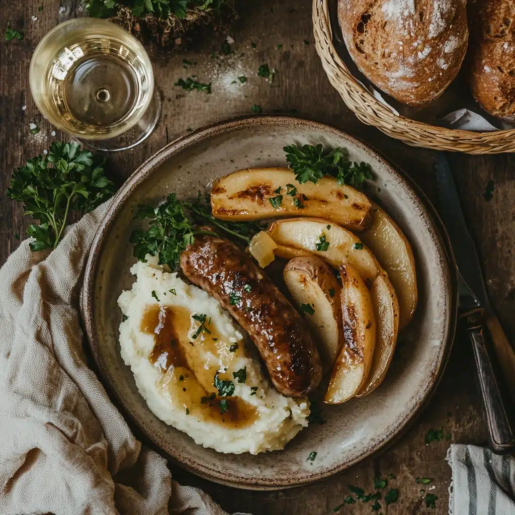 Boudin Blanc aux Pommes Caramélisées