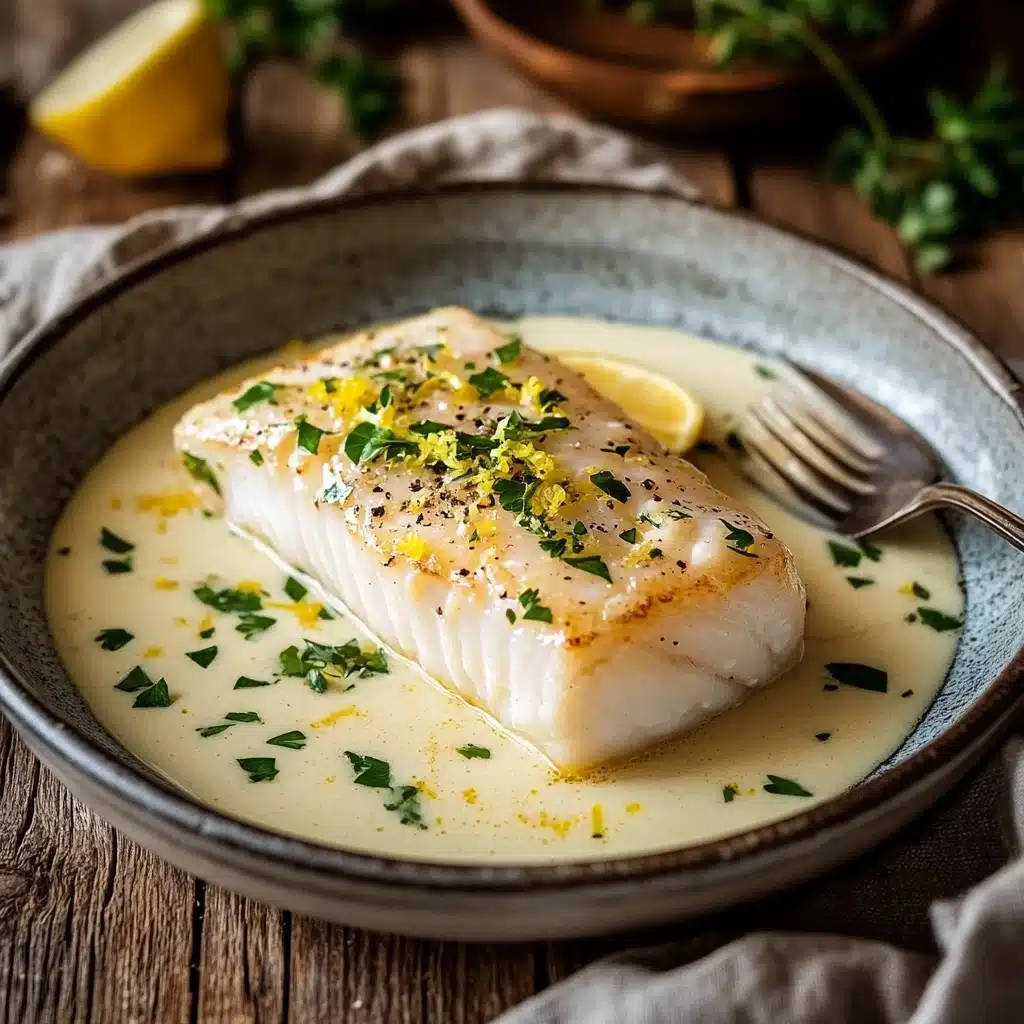 recette du dos de cabillaud en sauce