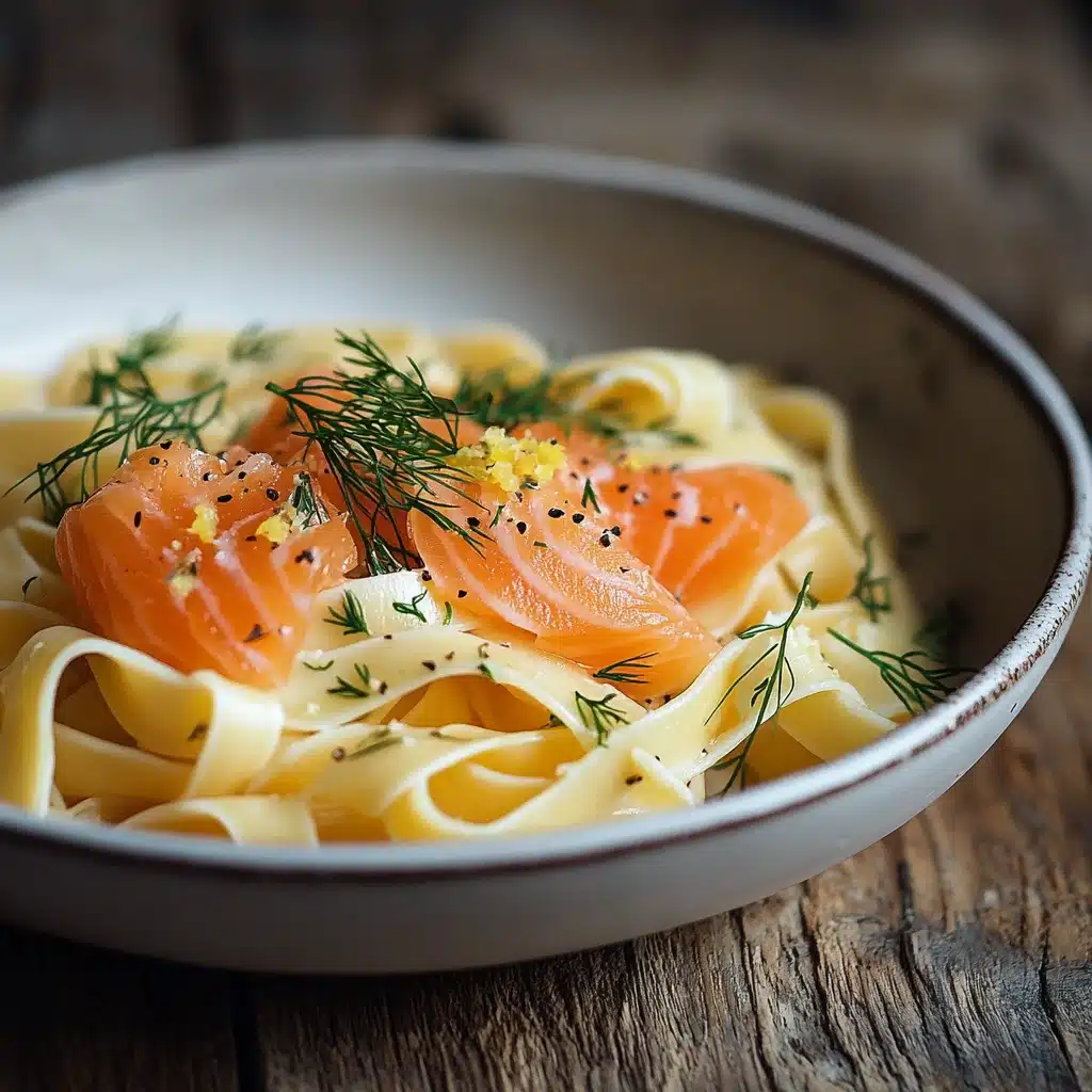 tagliatelles saumon fumé