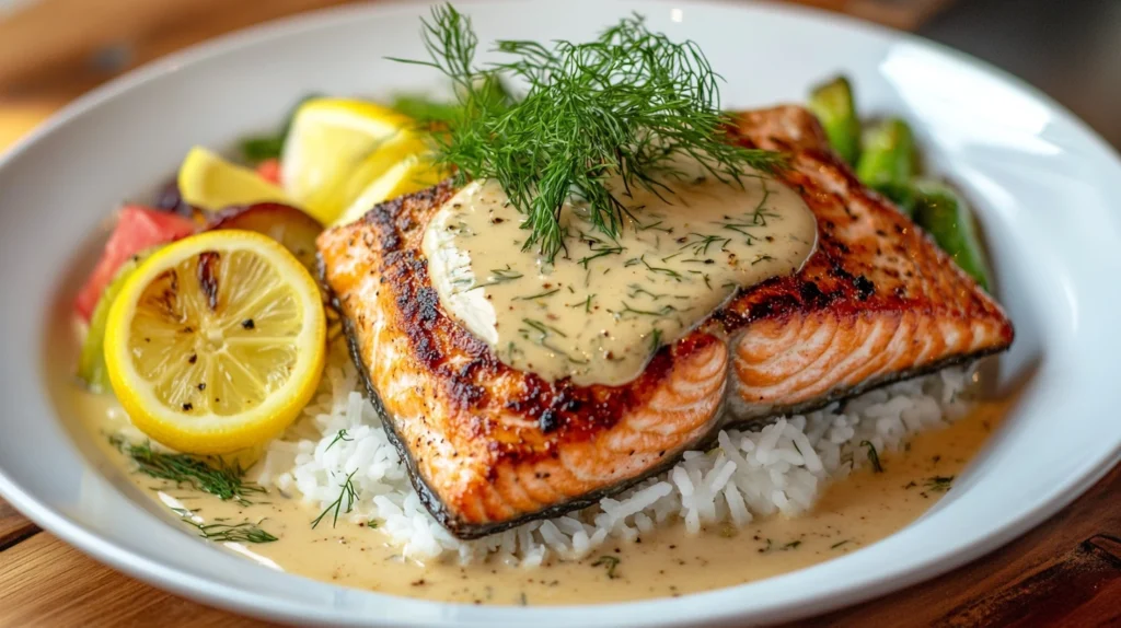 Sauce pavé de saumon