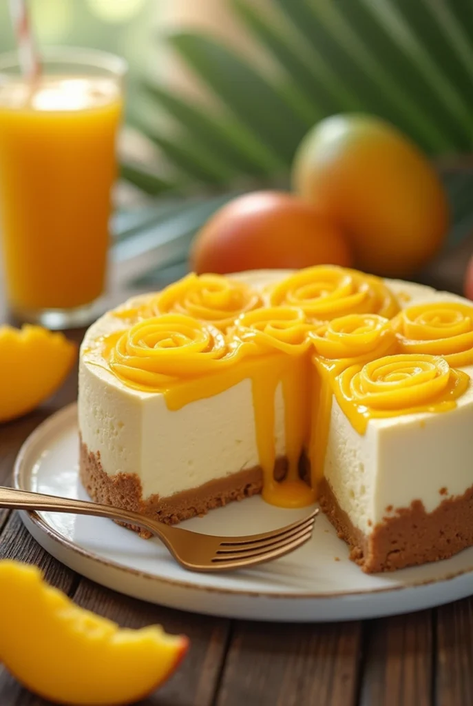 Cheesecake mangue
