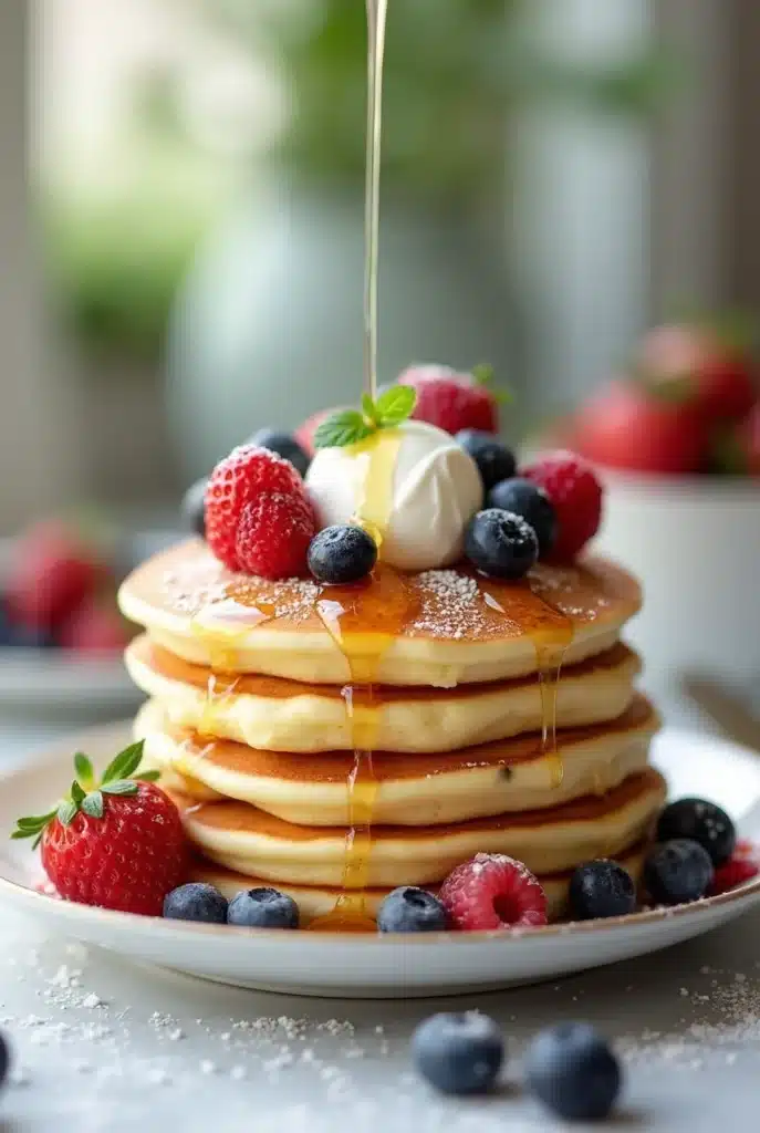 Pancakes fromage blanc